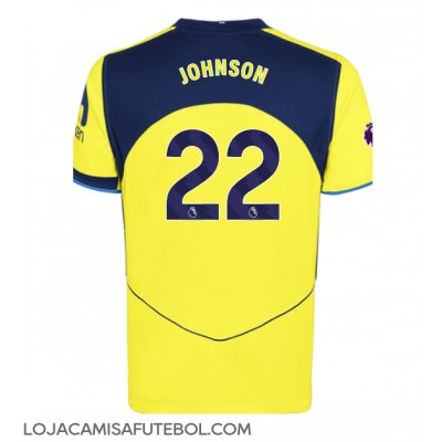 Camisa de Futebol Tottenham Hotspur Brennan Johnson #22 Equipamento Alternativo 2025-26 Manga Curta Camisa de Futebol Tottenham Hotspur Brennan Johnson #22 Equipamento Alternativo 2025-26 Manga Curta